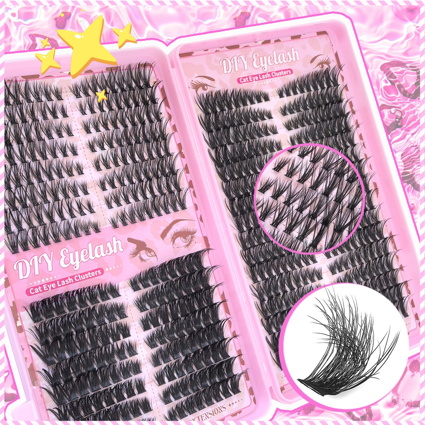 LuxeGlow False Eyelashes Book Set