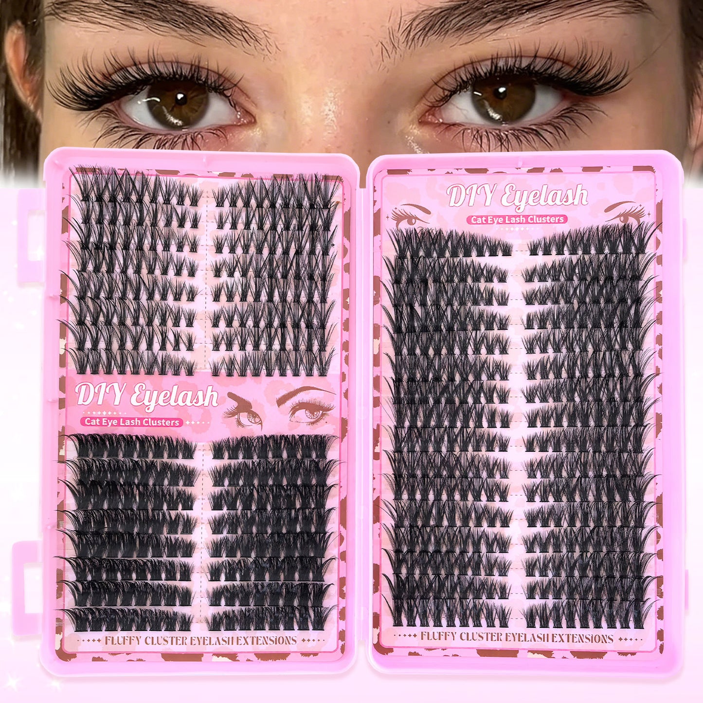 LuxeGlow False Eyelashes Book Set