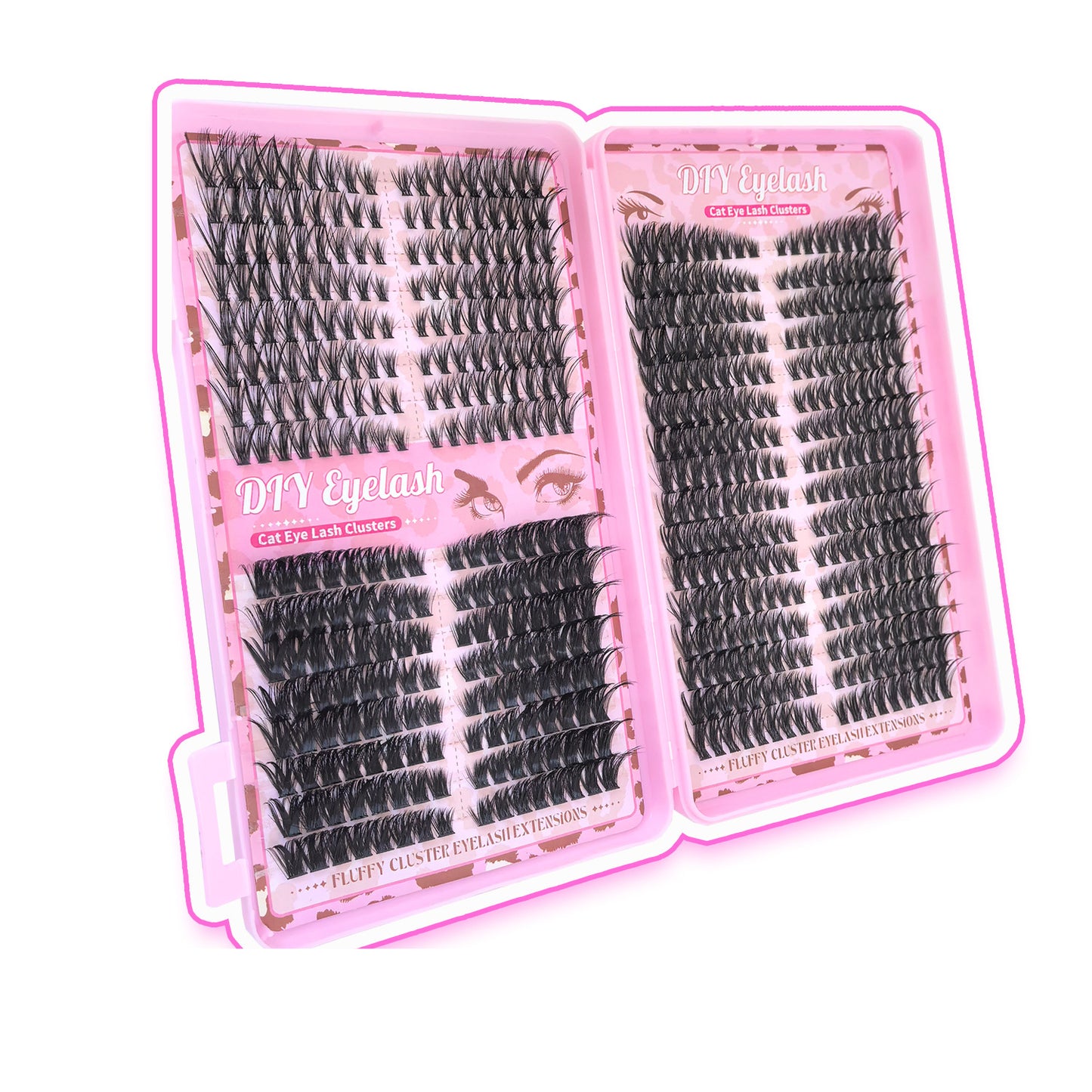 LuxeGlow False Eyelashes Book Set