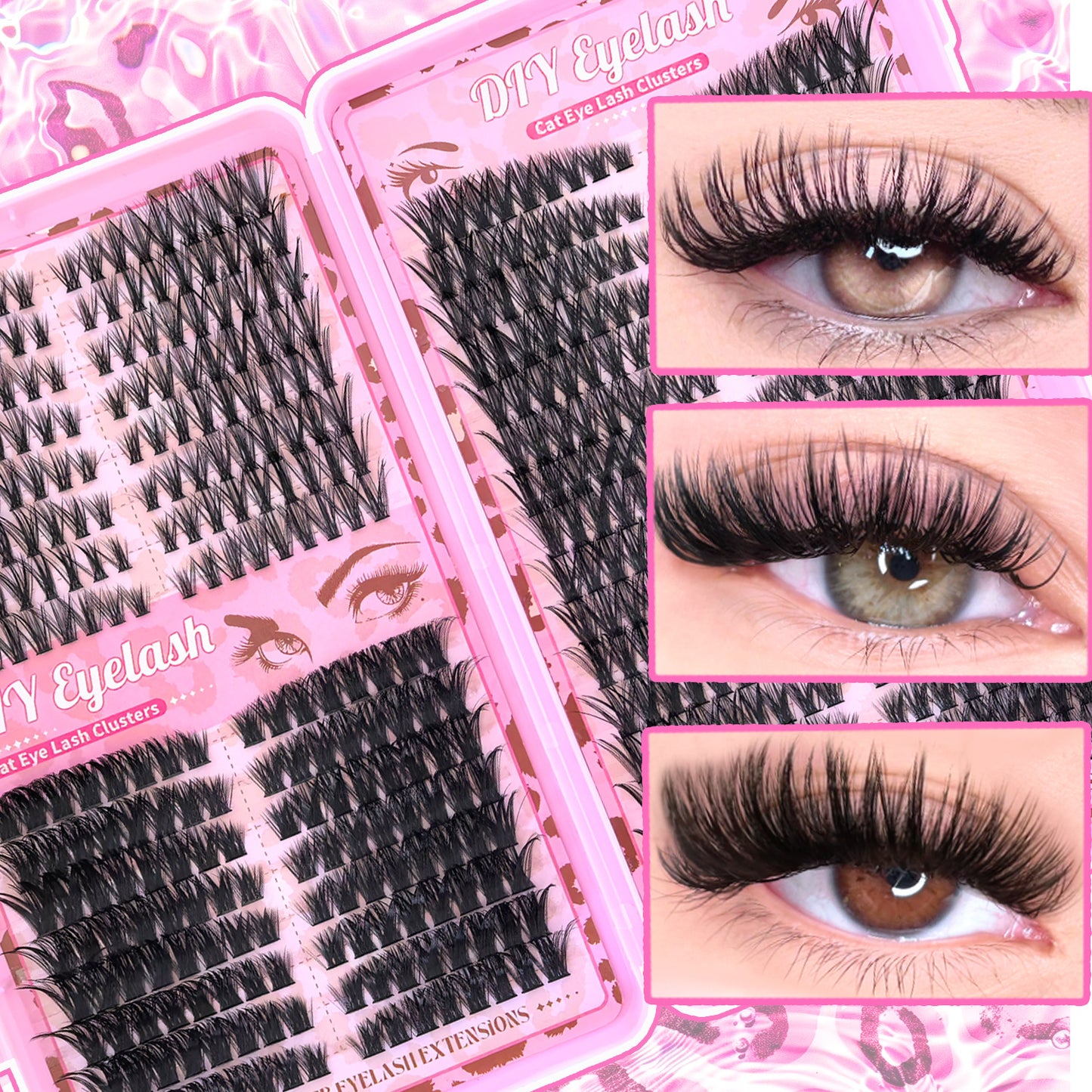 LuxeGlow False Eyelashes Book Set